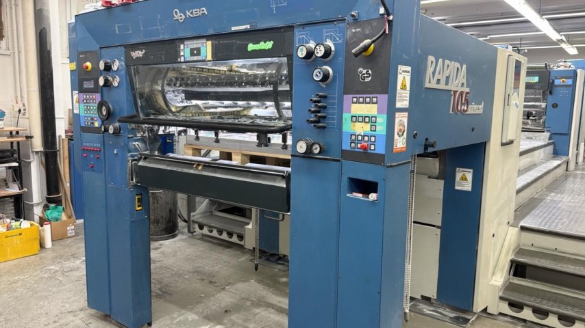 KBA, RAPIDA 105U-4 + L