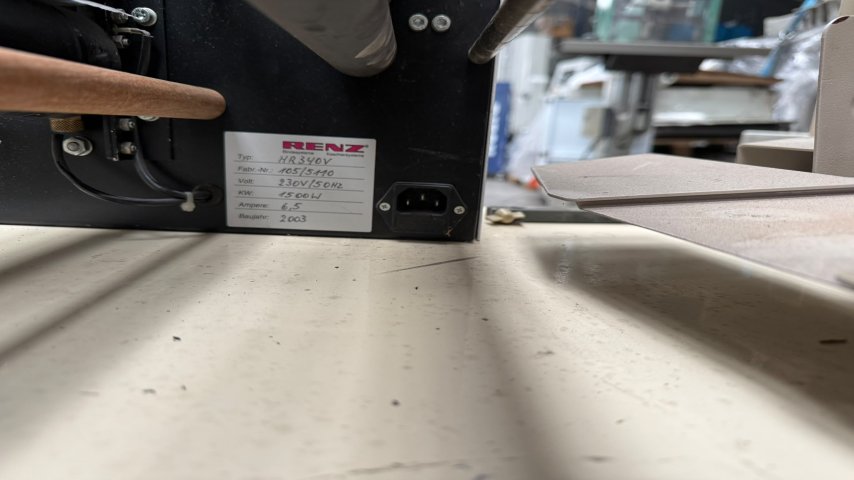 Renz, HR 340 V Laminating