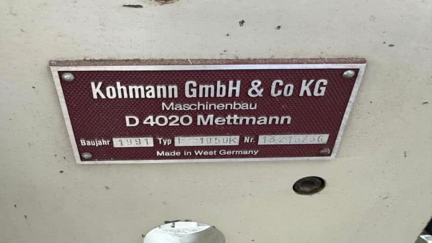 Kohmann, F-1050 K Window patcher machine