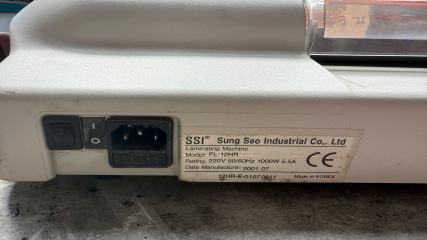 SSI, FL-12HR Laminator