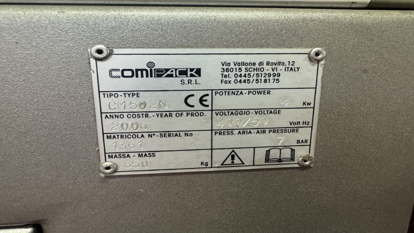 Comipack, CM502N + Shrink Tunnel